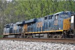 Tied down loaded coal train